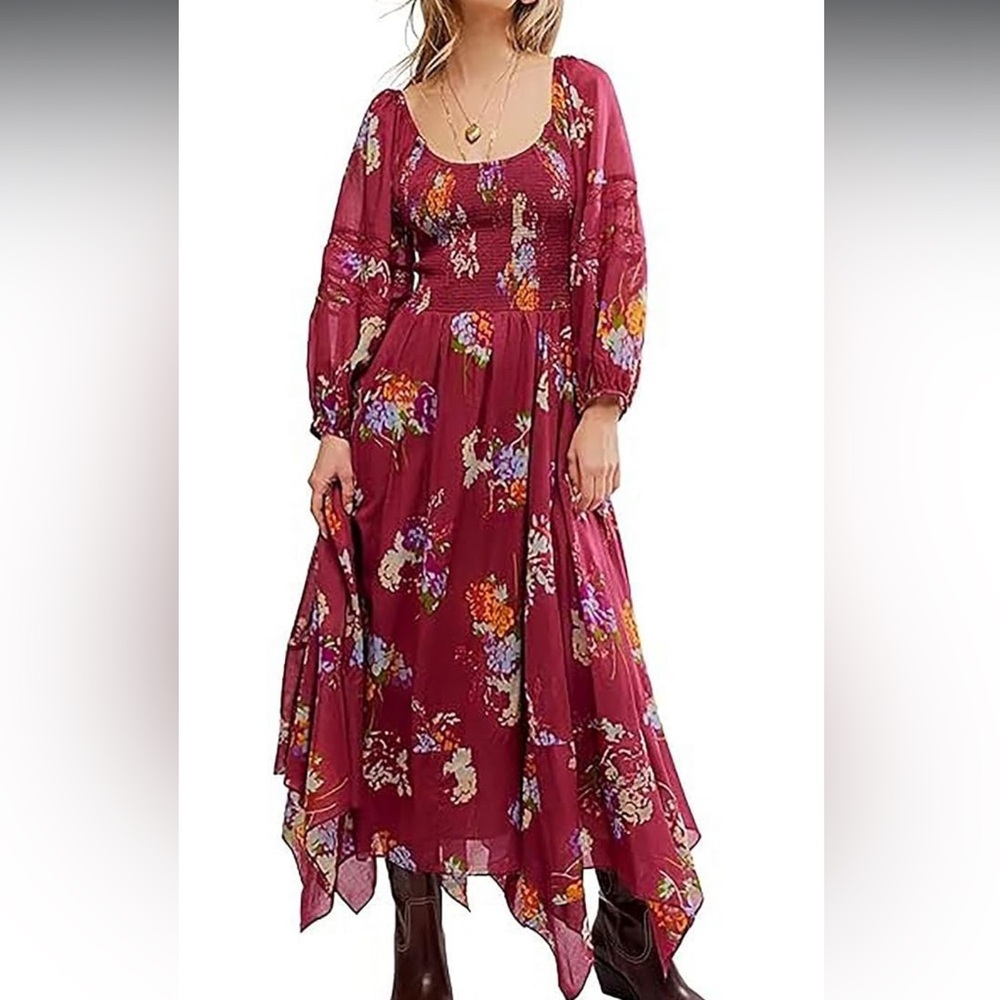 Free People Morning Glory Dress, M, EUC